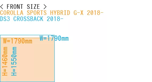 #COROLLA SPORTS HYBRID G-X 2018- + DS3 CROSSBACK 2018-